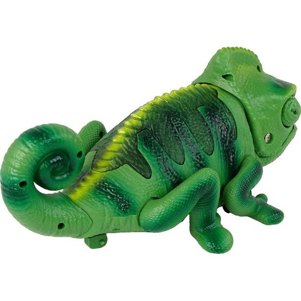 LeanToys Kameleon Zdalnie Sterowany Zielony Światła 28 cm