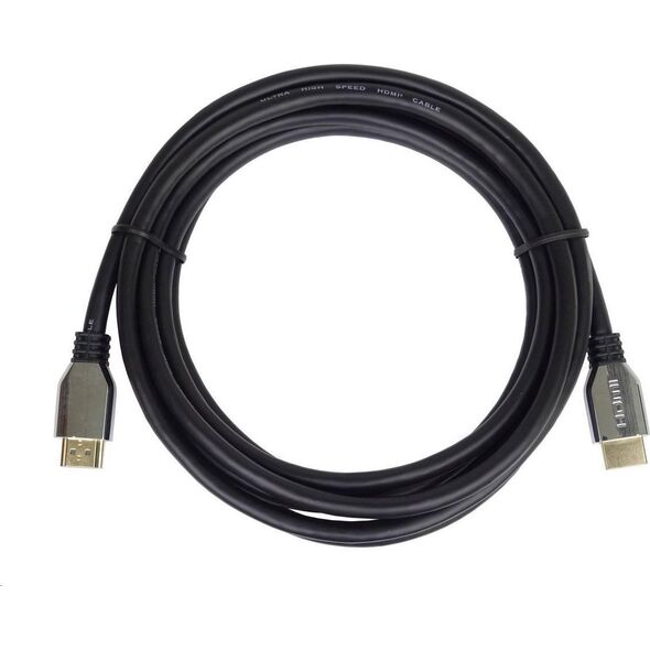 Kabel PremiumCord HDMI - HDMI 0.5m srebrny (kphdm21z05)