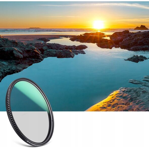 Filtr Kf FILTR Polaryzacyjny CPL K&F CONCEPT NANO-X Ultra-Low Reflection 40.5mm / KF01.2470