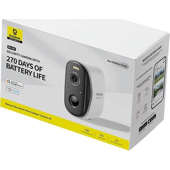 Kamera zewnętrzna Baseus N1 Plus (Biała)