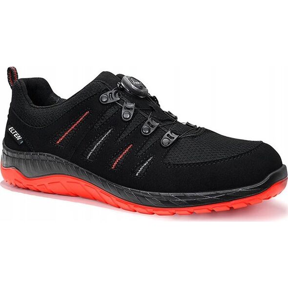 Elten Batai ELTEN Maddox Boa Low ESD S3 SRC, juodi/raudoni 38