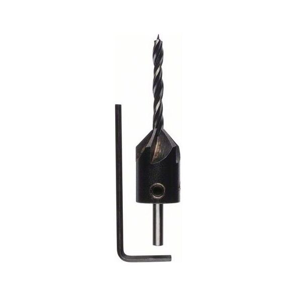Bosch Wiertła spiralne 4mm do drewna z pogłębiaczem (2608596391)
