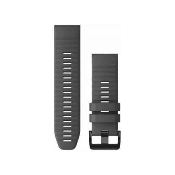 Garmin Pasek silikonowy na nadgarstek QuickFit 26 (łupkowoszary / czarna sprzączka) (010-12864-20)