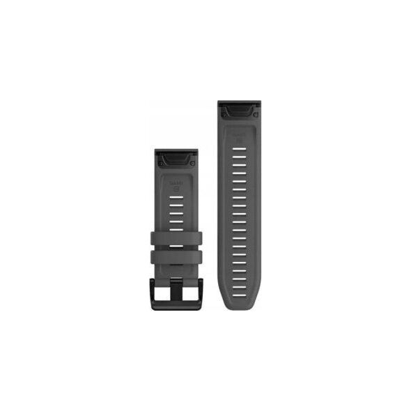 Garmin Pasek silikonowy na nadgarstek QuickFit 26 (łupkowoszary / czarna sprzączka) (010-12864-20)