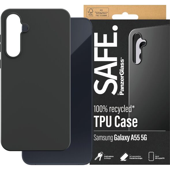 PanzerGlass PanzerGlass SAFE. TPU Case Samsung Galaxy A55 5G schwarz