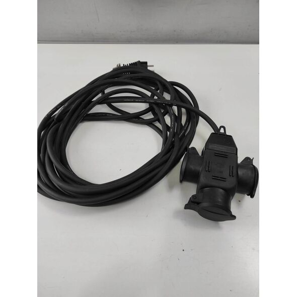 Brennenstuhl Brennenstuhl Extension Cable w. 3-way Rubber Coupling IP 44 10m
