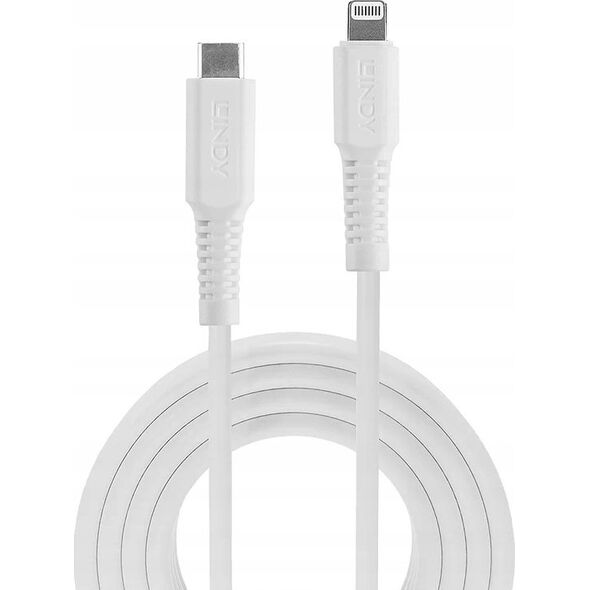 Kabel USB Lindy Lightning - USB-C 1 m Biały (1m USB Type C to Lightning)