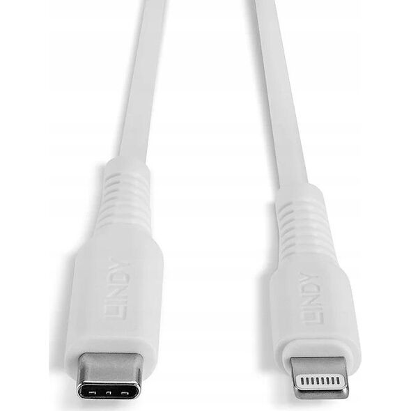Kabel USB Lindy Lightning - USB-C 1 m Biały (1m USB Type C to Lightning)