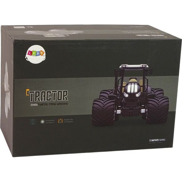 LeanToys Traktor Zdalnie Sterowany R/C Czarny 2,4G Metal