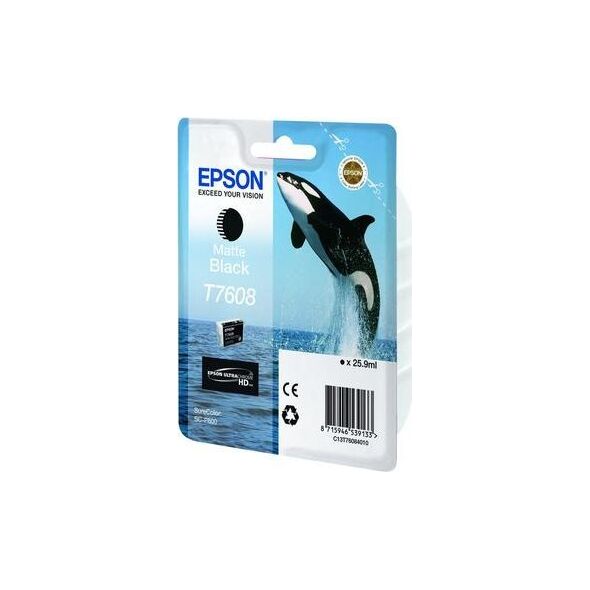 Epson Epson ink cartridge matte black T 7608N