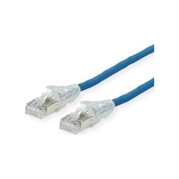 Triton DTWYLER Patchkabel Kat.6A (Class EA) S/FTP, CU 7702 flex LSOH, AMP v2, blau, 2 m