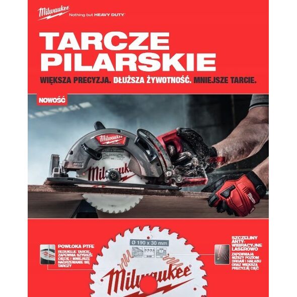 Milwaukee MILWAUKEE CIRCULAR SAW 140x20x18z WOOD - FAST CUTTING CSB P W