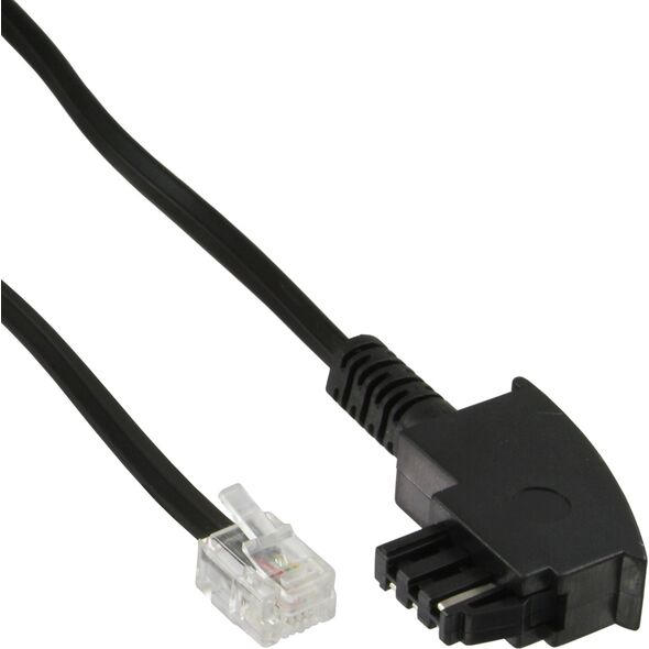 InLine InLine® TAE-F cable, for Telekom/Siemens, TAE-F to RJ11 6P4C, 20m