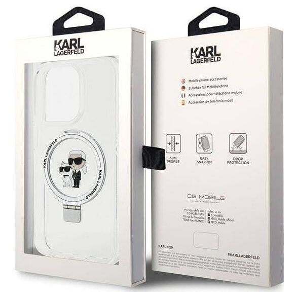 Karl Lagerfeld Karl Lagerfeld Ringstand Karl and Choupette Mag Case