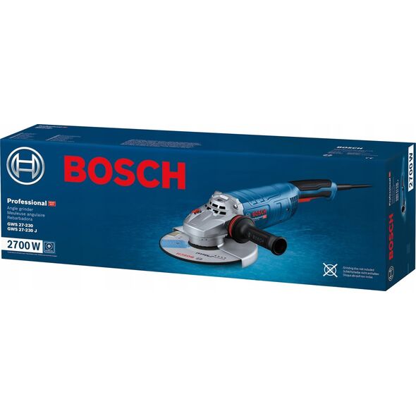 Wiertarka Bosch BOSCH.ANGLE GRINDER 230mm/2700W GWS 27-230 J
