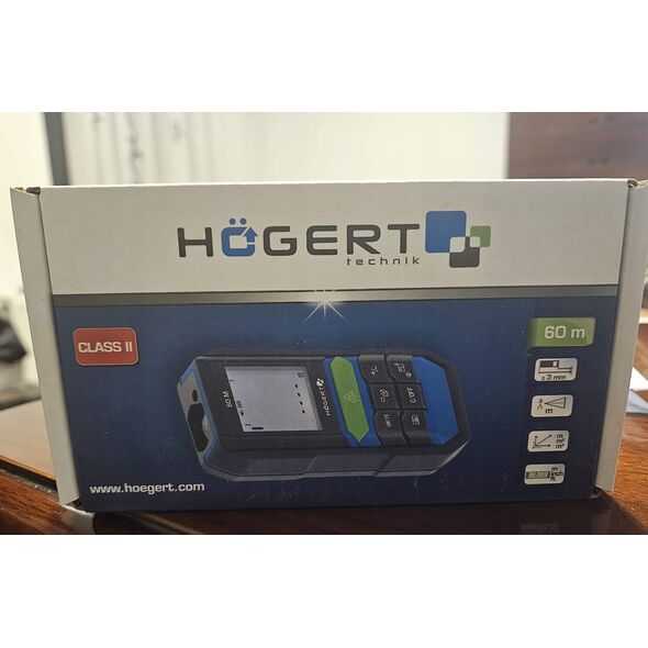 Dalmierz laserowy Högert Technik HOGERT LASER RANGE FINDER 60m