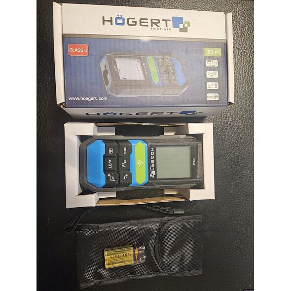 Dalmierz laserowy Högert Technik HOGERT LASER RANGE FINDER 60m