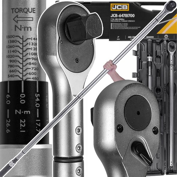 Hikoki JCB TORQUE WRENCH 1" 480-1500Nm