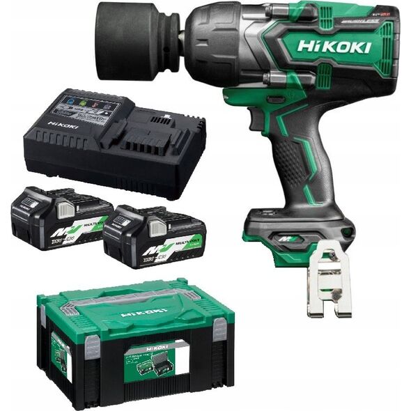 Klucz udarowy Hikoki HIKOKI.IMPACT WRENCH 36V WR36DFWRZ 3/4" 2xBSL36A18 MV 1900Nm IP56