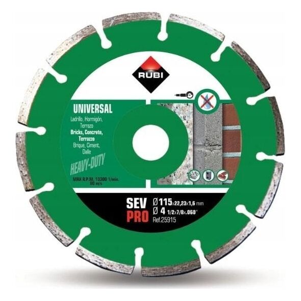 Rubi DIAMOND CUTTING DISC RUBI 115X1.4X22.23