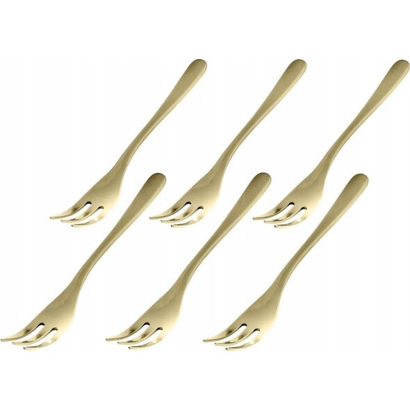 Sambonet Sambonet Taste PVD 6 Cake Forks Set