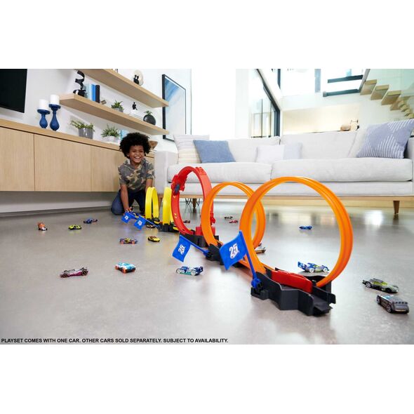Hot Wheels TRACK HOT WHEELS 5 LOOPS HDR83