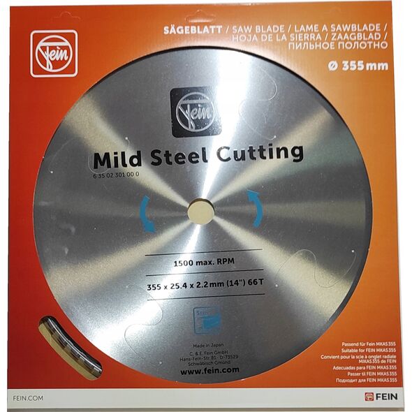 Fein Metal cutting disc FEIN O355mm