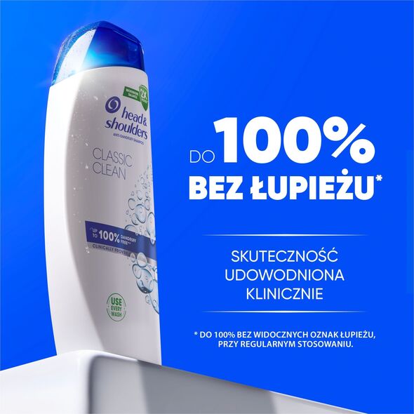 head & shoulders Plaukų šampūnas Head&Shoulders Classic Clean, 800 ml