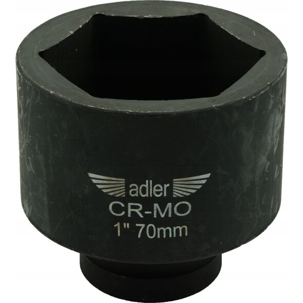 Adler ADLER NASADKA UDAROWA 6-KĄTNA 1" 70mm KRÓTKA