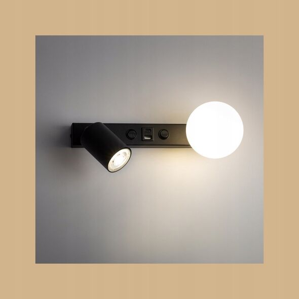 Kinkiet TK Lighting LAMP WALL VOXGU10 10W + G9 8W