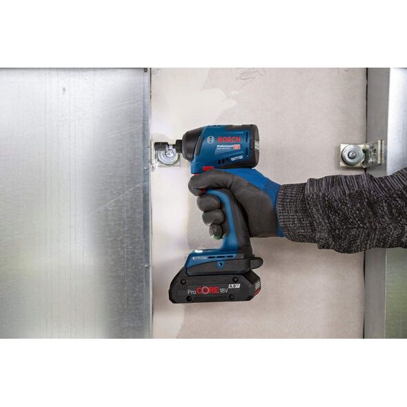 Klucz udarowy Bosch Bosch cordless impact wrench GDR 18V-220 Professional, 18Volt (blue/black, 2x Li-Ion battery 5.0Ah, Bluetooth, in L-BOXX)