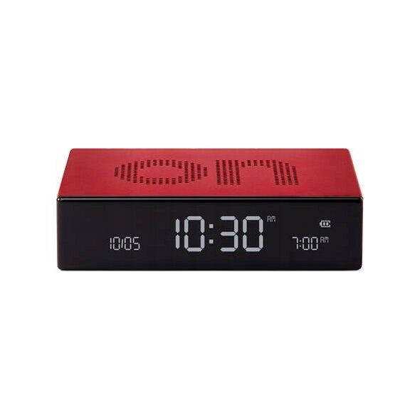 Lampa stołowa Lexon Lexon Flip Premium Double-sided Alarm Clock Light Pink LR152LP