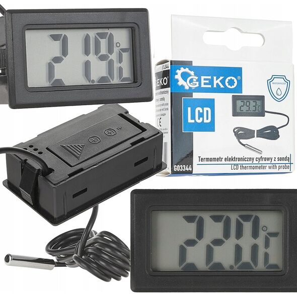 Termometr elektroniczny cyfrowy z sondą (500)