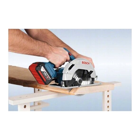 bosch powertools Bosch cordless circular saw GKS 18V-57-2 Professional solo (blue/Kolor: CZARNY, without battery and charger)