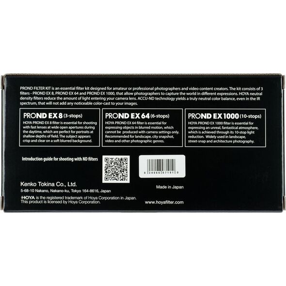 Hoya Filter Kit ProND EX 77mm