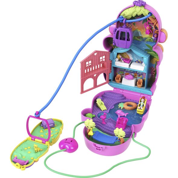 Mattel „Polly Pocket“ beždžionėlės pramogų rinkinys