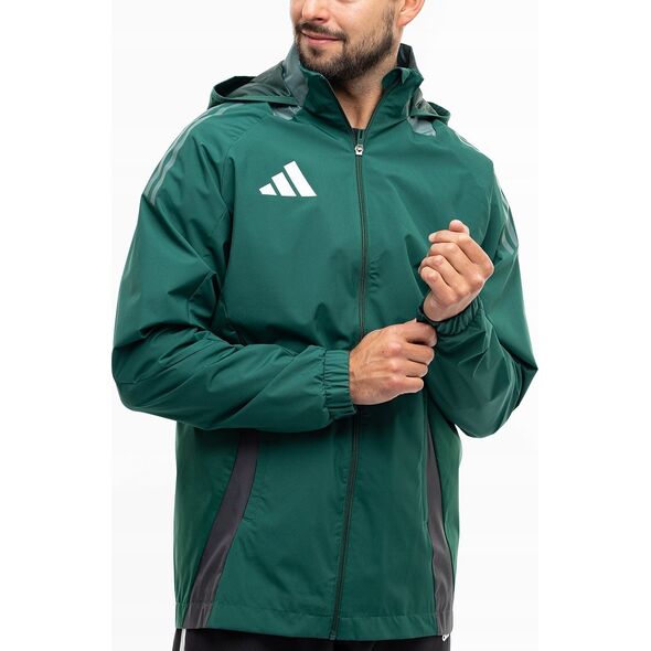 Kurtka męska adidas Tiro 24 Competition All-Weather zielona IR9521