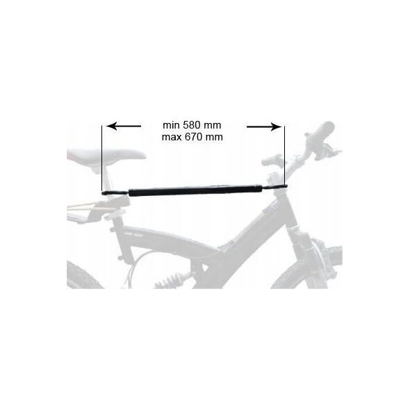 Thule Bike Frame Adapter, Frame adapter, Black