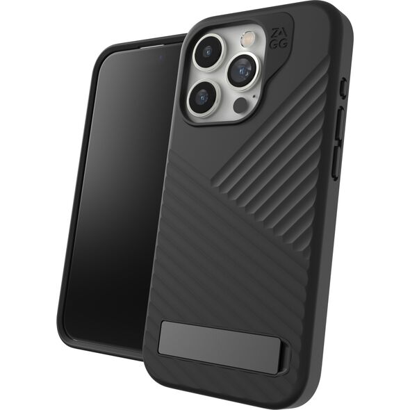 ZAGG Denali Snap Kickstand Case for iPhone 15 Pro Black