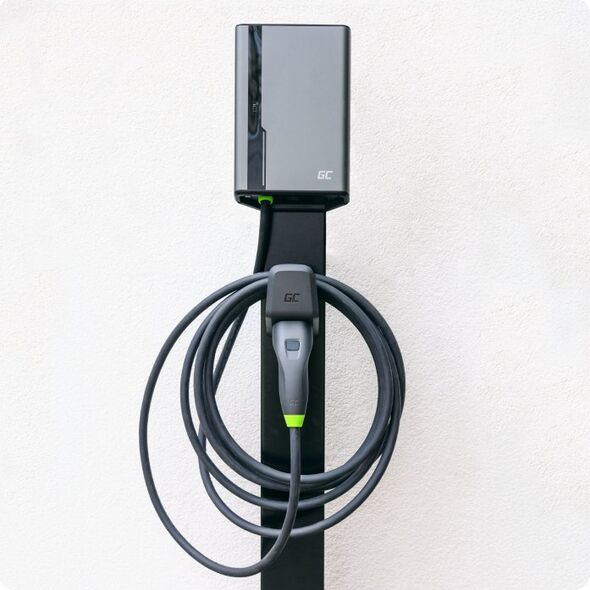 ŁADOWARKA EV Wallbox Green Cell HabuDen EVGC021B2250 22kW TYPE 2 5M GC App NFC BT Wi-Fi
