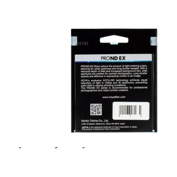 Hoya filter neutral density ProND EX 8 62mm