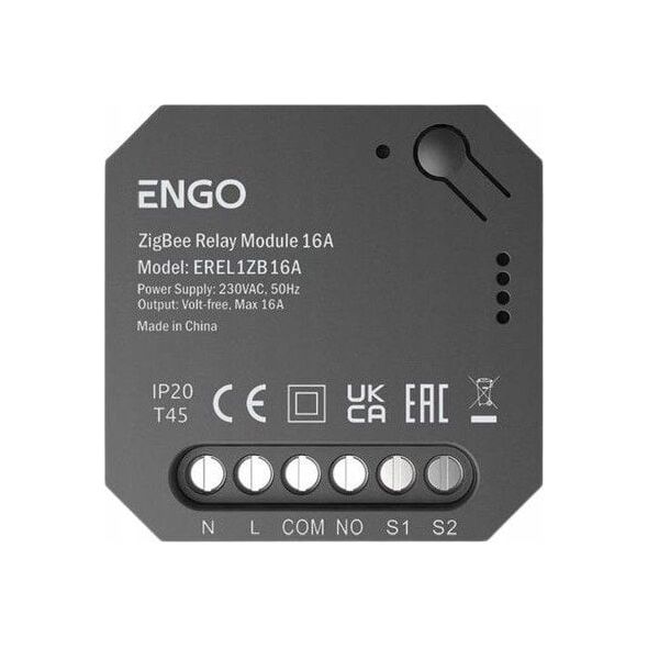Engo przekaźnik załączający Smart Relay ZigBee 230-230V EREL-16ZB