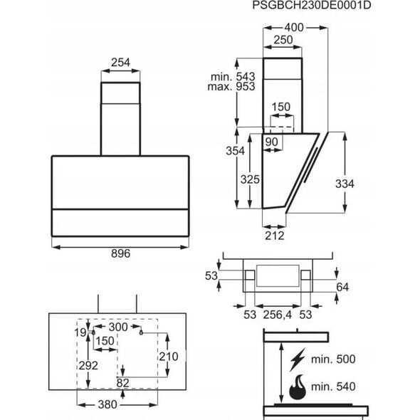 Okap ELECTROLUX LFV629K