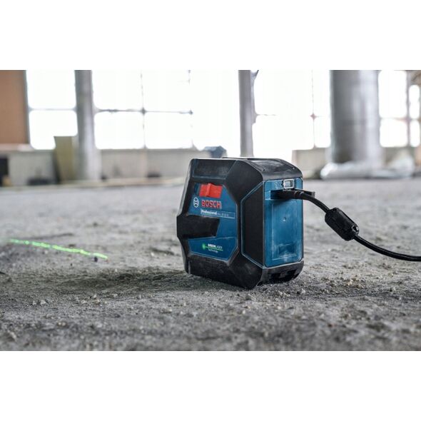 BOSCH.CROSS LASER GLL 20-22 G GREEN USB-C 1x BA 3.7V 3.0Ah XL + HOLDER LB 10 CASE