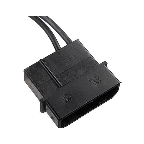 SilverStone SATA - SATA Slimline + Molex, 0.5m, Czarny (SSTCP10)