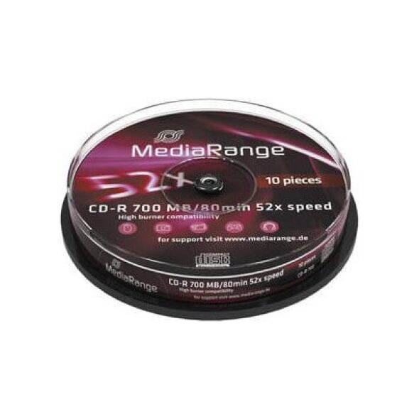 MediaRange CD-R 700 MB 52x 10 sztuk (MR214)