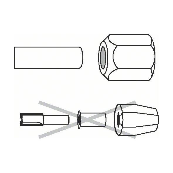 Bosch Zacisk mocujący 8mm (2608570105)