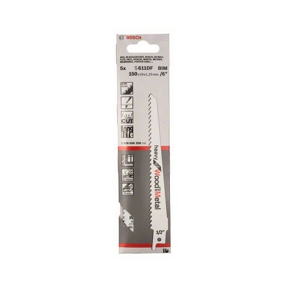 Bosch Brzeszczot do piły szablastej S 611 DF 150mm (2608656258)