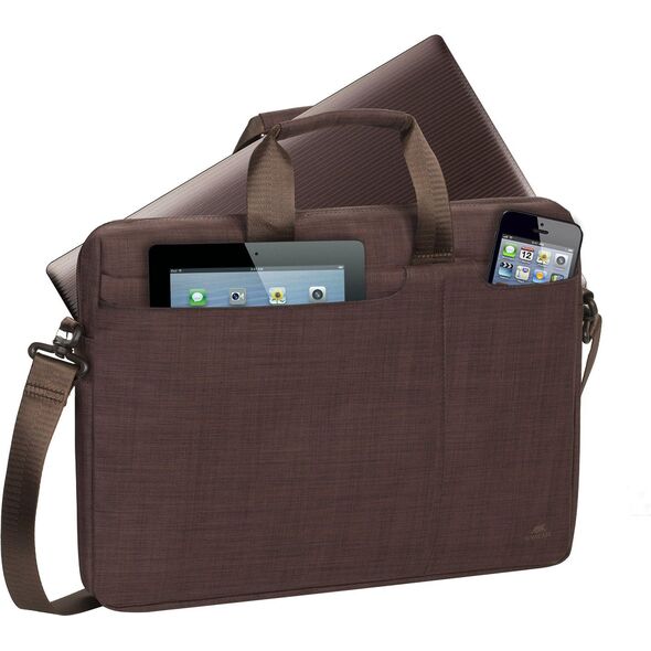 Torba RivaCase do laptopa 15.6" Brązowa