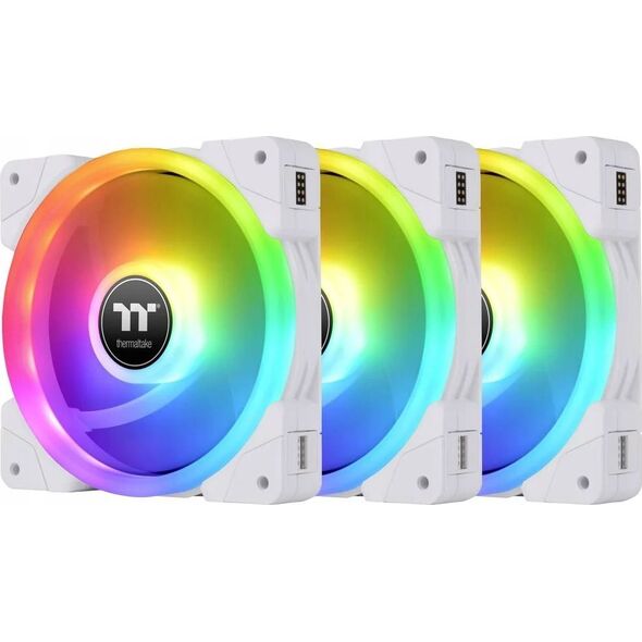 Wentylator Thermaltake SWAFAN EX14 RGB Biały 3-pack (CL-F162-PL14SW-A)